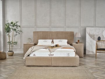 RABBİT Touch Lüks Yatak Baza Başlık Seti – Pocket Yaylı Konfor Serisi