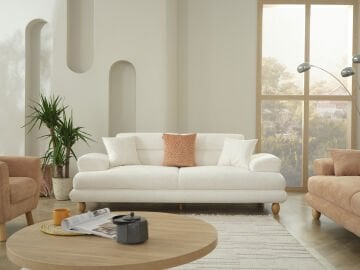 TOSCANA Modern Lüks Konfor Geniş Oturum Bazalı Koltuk Takımı