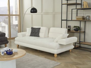 TOSCANA Modern Lüks Konfor Geniş Oturum Bazalı Koltuk Takımı Üçlü Koltuk
