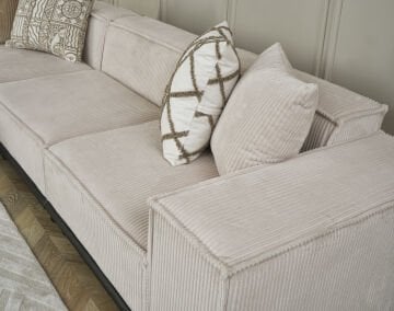 LİNZ Geniş Oturumlu Modern Rahat L Köşe Koltuk Takımı