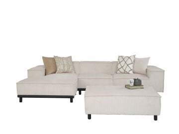 LİNZ Geniş Oturumlu Modern Rahat L Köşe Koltuk Takımı