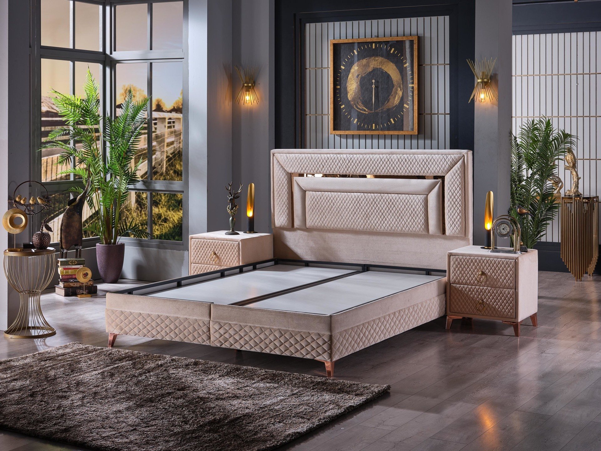 OXYCORE Hava Sirkülasyonlu Çelik Baza - Koku ve Nem Önleyici Kapsüllü, Geniş Depolama Alanlı