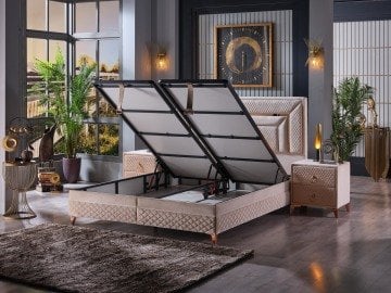 OXYCORE Hava Sirkülasyonlu Çelik Baza - Koku ve Nem Önleyici Kapsüllü, Geniş Depolama Alanlı