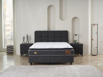 Begonya Pedli 4 Mevsim DSC Yay Ergonomik Yatak Seti