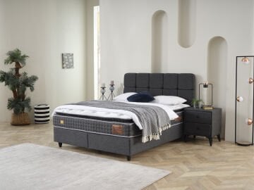 Begonya Pedli 4 Mevsim DSC Yay Ergonomik Yatak Seti