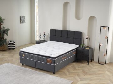 Begonya Pedli 4 Mevsim DSC Yay Ergonomik Yatak Seti