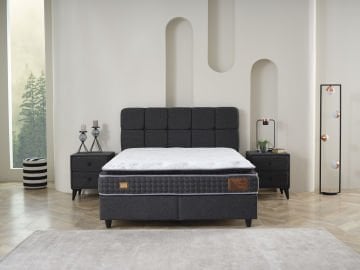 Begonya Pedli 4 Mevsim DSC Yay Ergonomik Yatak Seti