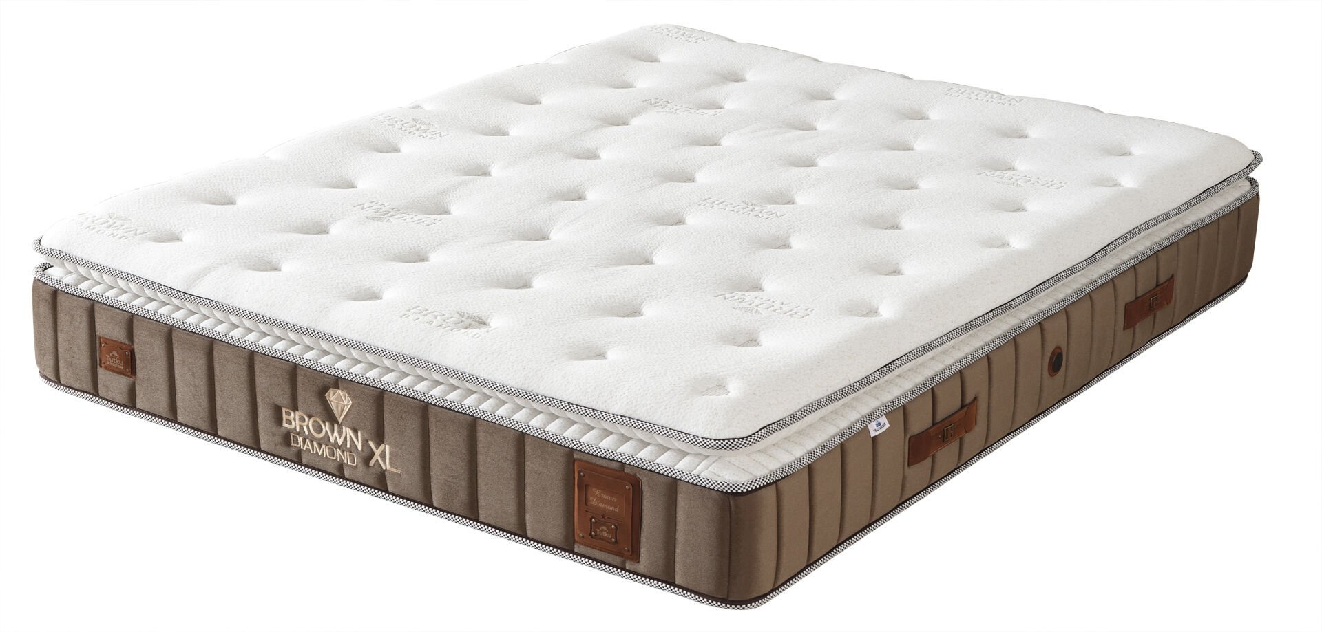 BROWN DİAMOND Keten Lifli Extra Yumuşak Hava Geçirgen Organik Pedli Yatak
