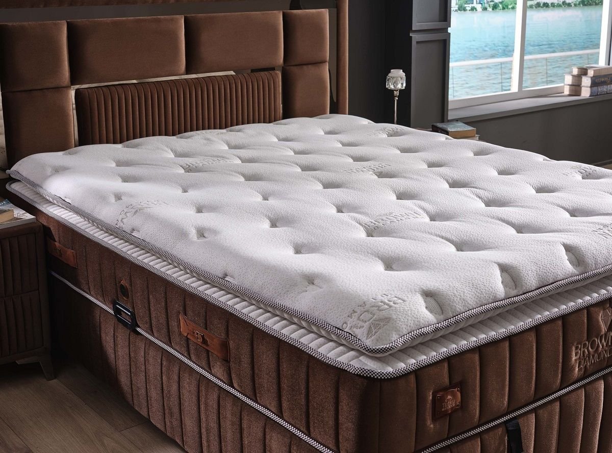 Brown Diamond XL Keten Lifli Organik Pedli Yatak