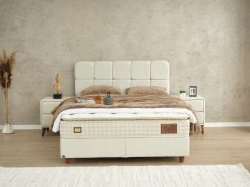 Begonya Pedli 4 Mevsim DSC Yay Ergonomik Yatak Seti