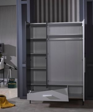 Polo 3 Kapaklı Dolap