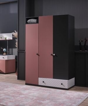 Rosetta 3 Kapaklı Dolap