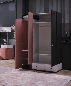 Rosetta 3 Kapaklı Dolap