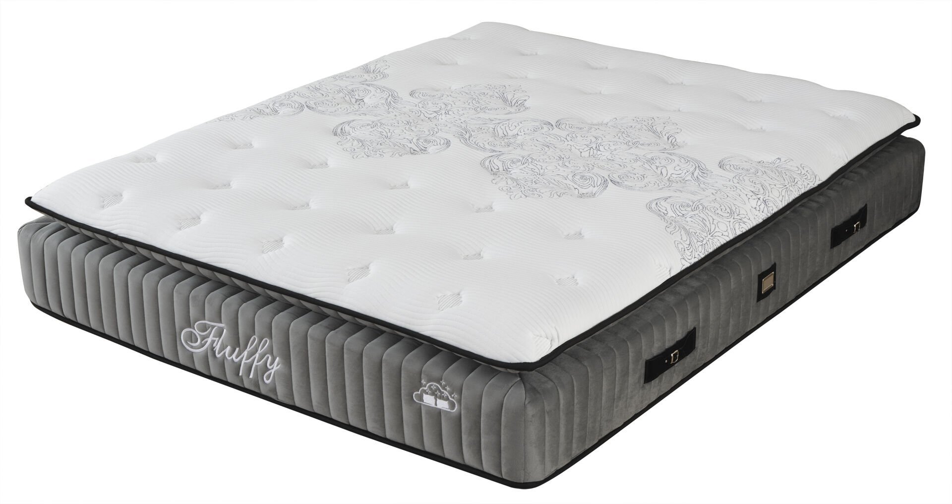 FLUFFY Pedli Torba ve Mini Paket Yaylı Omurga Destekli Yatak