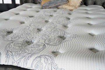 Fluffy Pedli Torba ve Mini Paket Yaylı Omurga Destekli Yatak 100x200