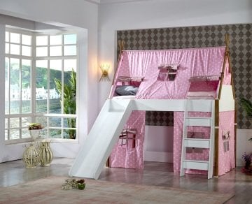 Montessori Princess Çocuk Odası Üst Karyola