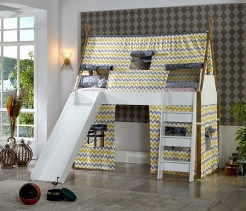 Montessori Tabby Çocuk Odası Yarım Çadır