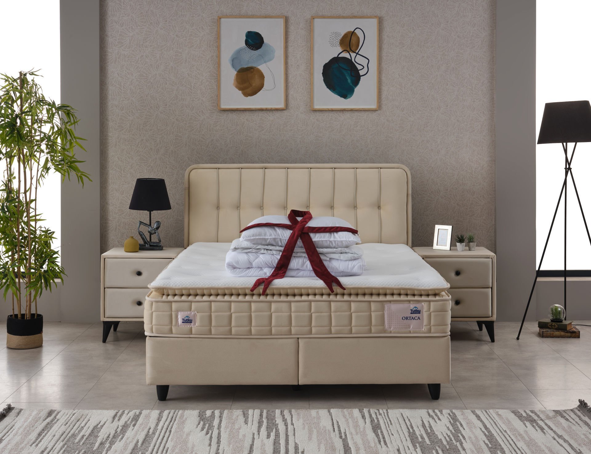 Ortaca Yatak Seti Hediyeli