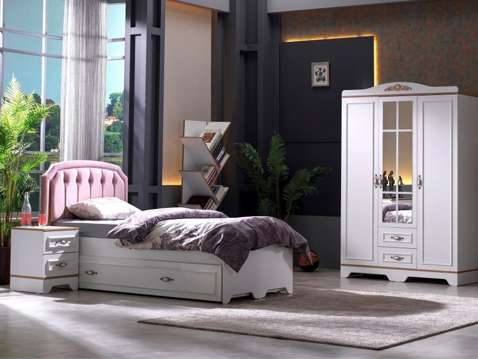 Style Genç Odası (3 Kapaklı Dolap)