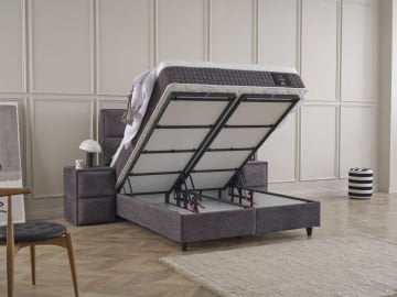 AMORE Sandıklı Kilitlenebilir Amortisörlü Fonksiyonel Baza (Başlık Dahil Değildir)