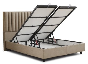 BELEZZA Sandıklı Kilitlenebilir Amortisörlü Fonksiyonel Baza