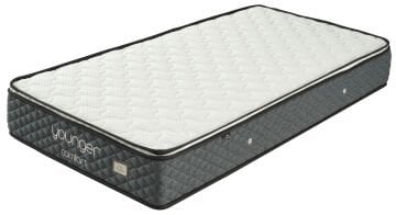 YOUNGER COMFORT Tek Kişilik Full Uyku Seti – DCS Dinamik Yaylı Hijyenik Yatak ve Geniş Hacimli Sandıklı Baza Takımı