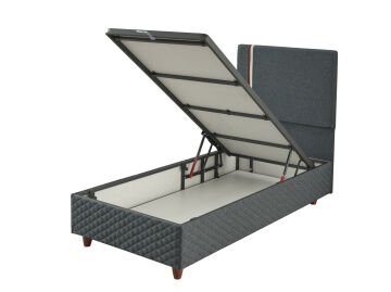 YOUNGER COMFORT Tek Kişilik Full Uyku Seti – DCS Dinamik Yaylı Hijyenik Yatak ve Geniş Hacimli Sandıklı Baza Takımı