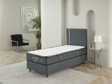 YOUNGER COMFORT Hijyenik Yatak – Kolayca Çıkarılabilen Yıkanabilir Pedli ve DCS Dinamik Yay Sistemli Konfor