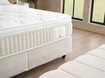 BELEZZA Fermuarlı Çıkarılabilir Pedli HDS Sünger Teknolojisi Yatak