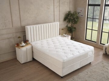 BELEZZA Fermuarlı Çıkarılabilir Pedli HDS Sünger Teknolojisi Yatak