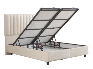 BELEZZA Sandıklı Kilitlenebilir Amortisörlü Fonksiyonel Baza