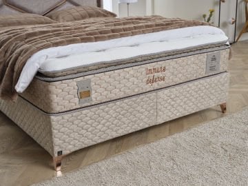 IMMUNE DEFENCE Gold Diamond A-C-E Vitamin Apreli Kuş Tüyü Süngerli Lüks Yatak