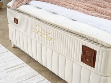 Comfort Zone Pedli Çift Yönlü Kuş Tüyü Sünger (Yumuşak ve Sert Sünger) Yatak