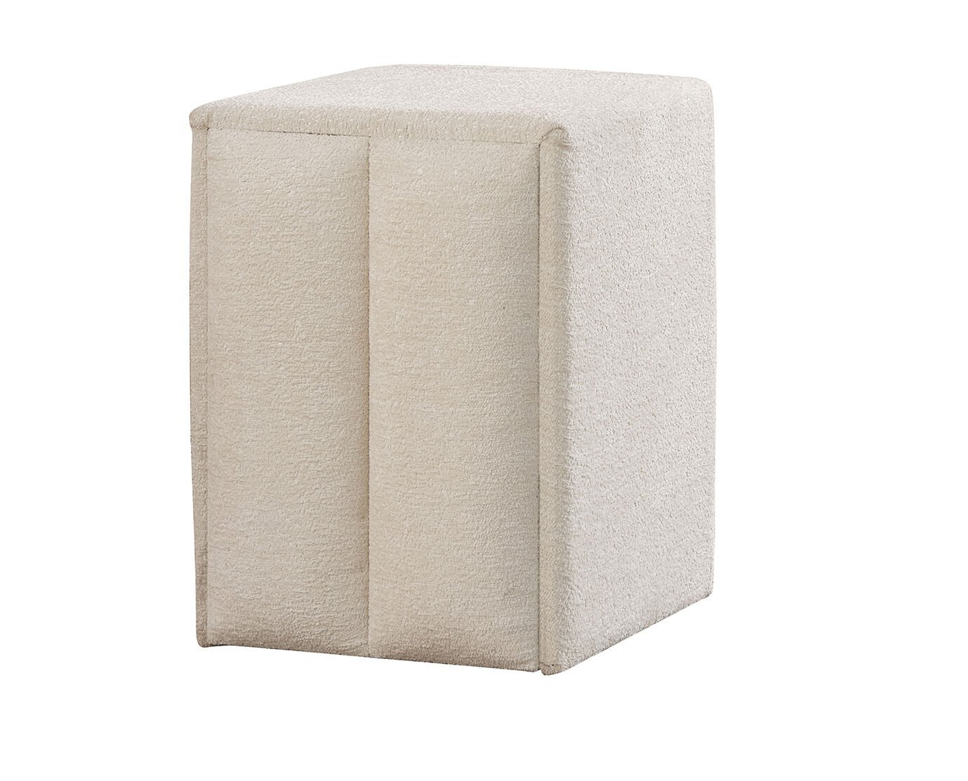 BELEZZA Kumaş Kaplama Tek Kapaklı Komodin