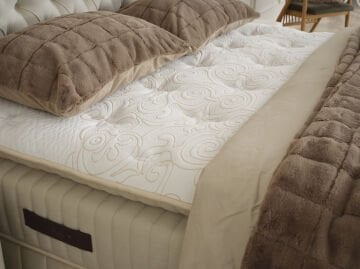 FLUFFY Pedli Torba ve Mini Paket Yaylı Omurga Destekli Yatak