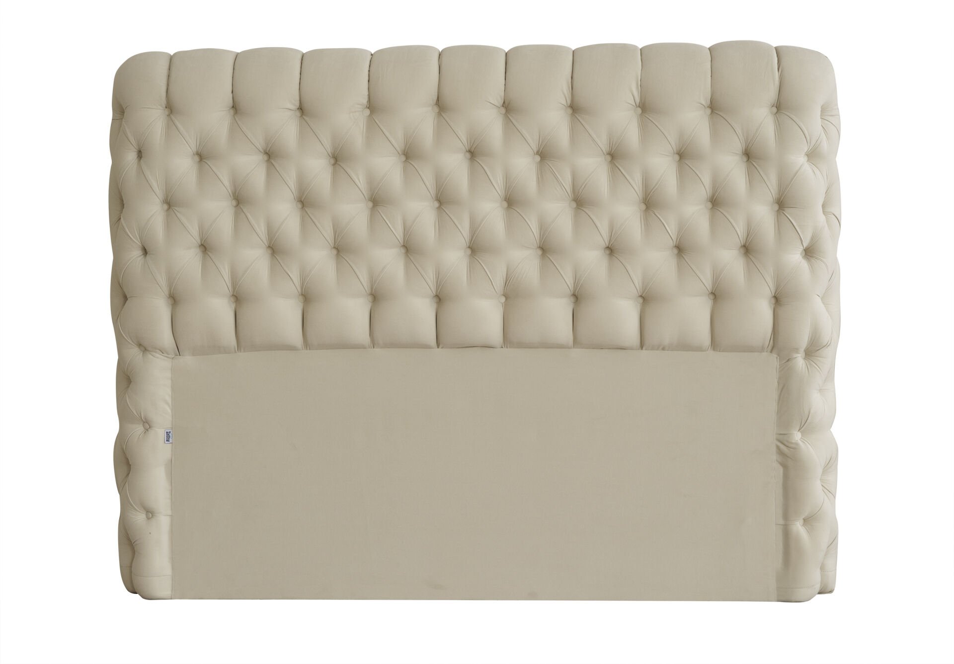 FLUFFY Kumaş Kaplama Düğmeli Baza Başlığı