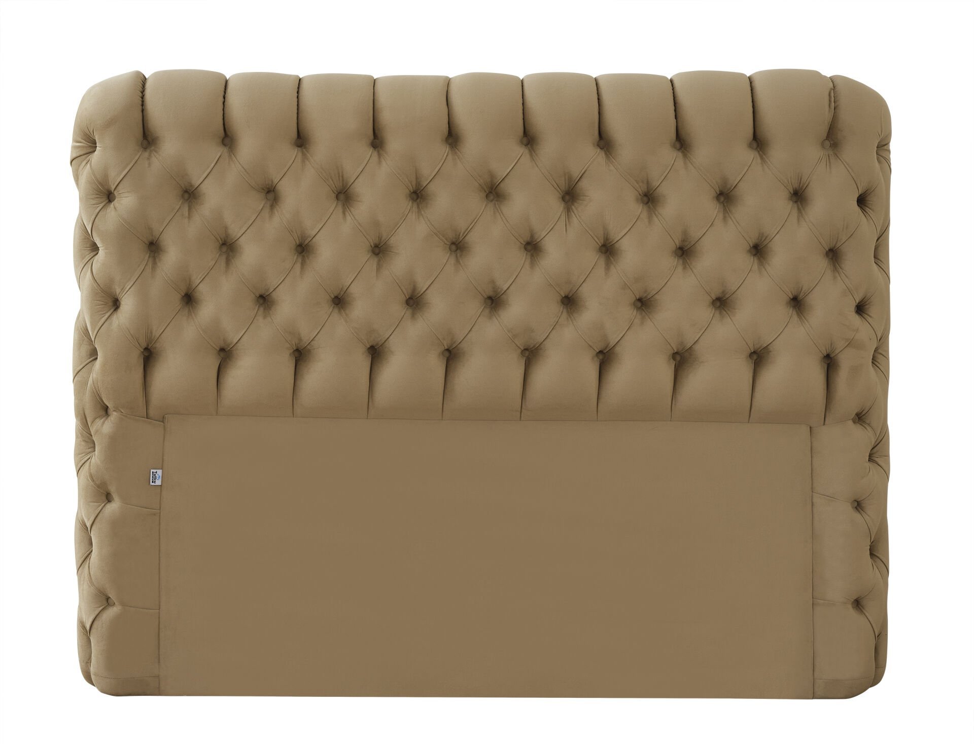 FLUFFY Kumaş Kaplama Düğmeli Baza Başlığı