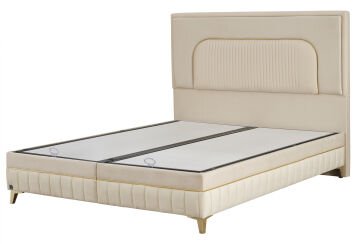 Dream Cloud Ortopedik Kuş Tüyü Sünger Doğal Viskon Kumaş Yatak Baza Başlık Seti