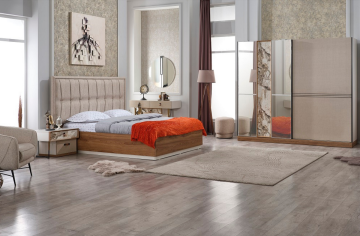 Mozart Yatak Odası Takımı Sürgülü Dolap