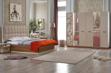 Mozart Yatak Odası Takımı Sürgülü Dolap