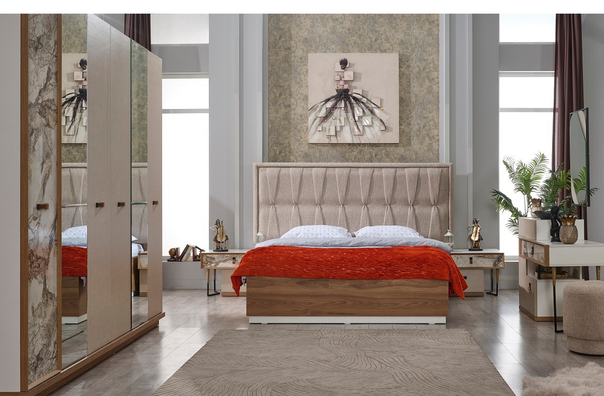 Mozart Yatak Odası Takımı Karyola (Bazasız)