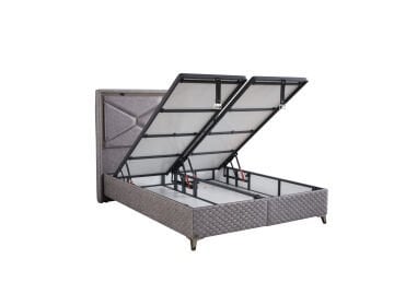 IMMUNE DEFENCE Gold Diamond Sandıklı Fonksiyonel Baza | Kilitlenebilir, Amortisörlü, Yüksek Ayaklı