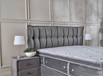 SERENİTY Anti-Stress Full Uyku Seti: Ayrılabilir Misafir Yatağı Özellikli Yatak + Sandıklı Emniyetli Baza ve Tasarım Başlık