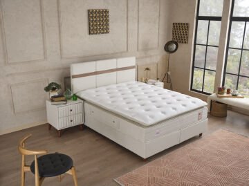 ROMA Up-Down Akıllı Paket Yaylı Yatak - Biyomekanik Uyumlu, 33cm Yüksek Lüks Ortopedik Yatak