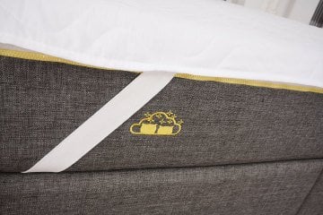 Visco Comfort Visco ve Kuş Tüyü Sünger Ortopedik Yıkanabilir Fermuarlı Kılıflı 4 Mevsim Yatak Seti 160x200