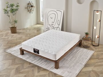 ROSE Zamansız Konfor Yatağı - Isıl İşlemle Güçlendirilmiş Çelik Yay Sistemi ve Formunu Koruyan Dayanıklı Yapı