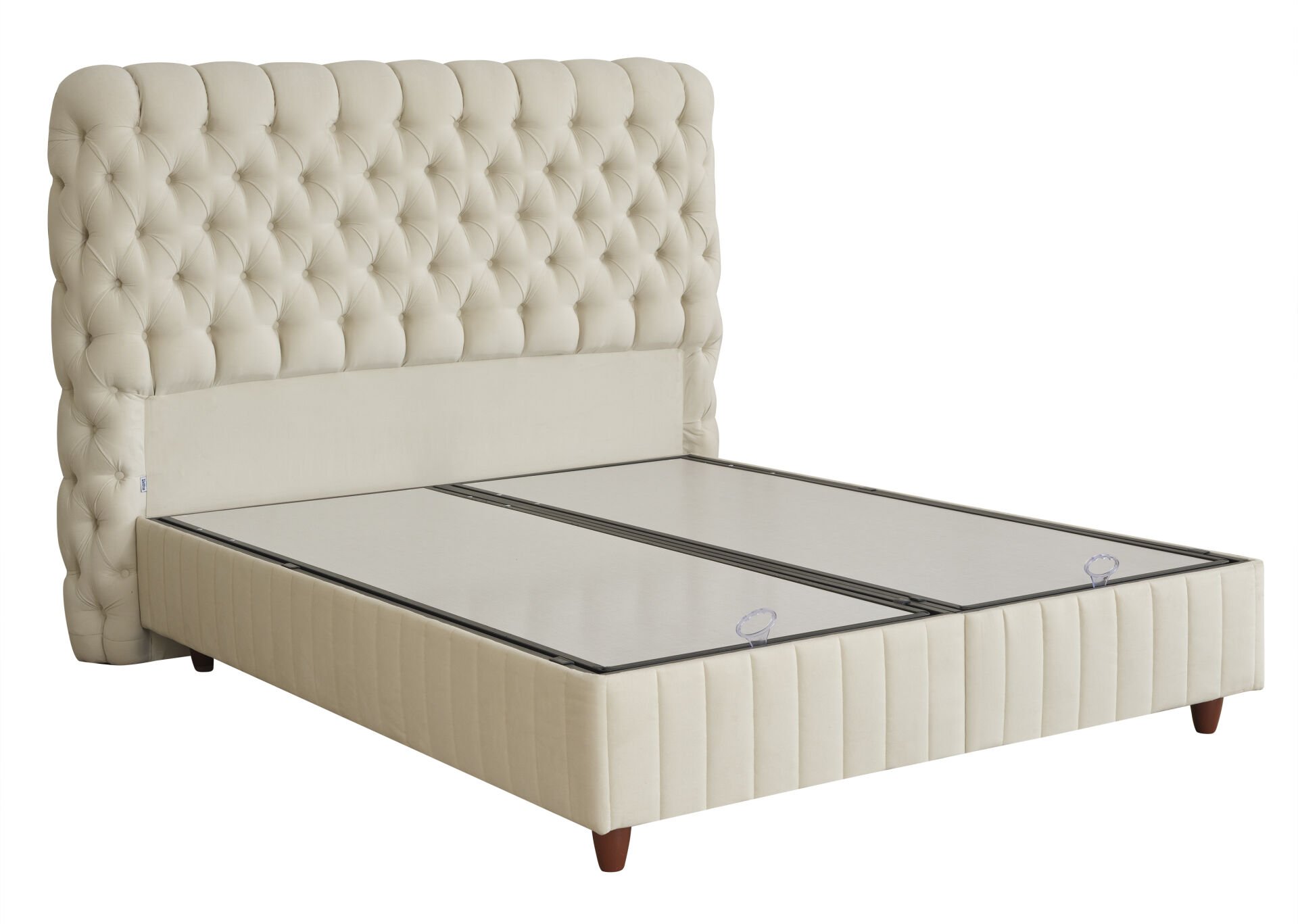 FLUFFY Sandıklı Fonksiyonel Kilitlenebilir Amortisörlü Başlıksız Baza