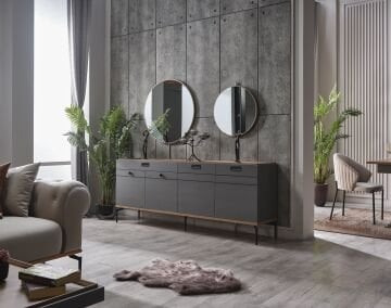 Amadeus Yemek Odası Kapaklı Vitrin