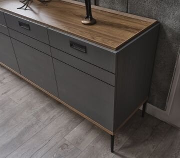 Amadeus Yemek Odası Aynalı Vitrin