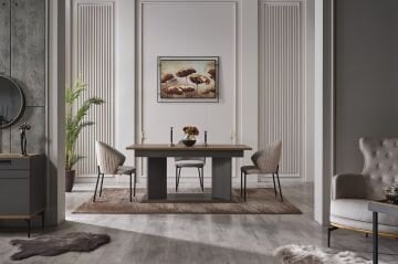 Amadeus Yemek Odası Aynalı Vitrin